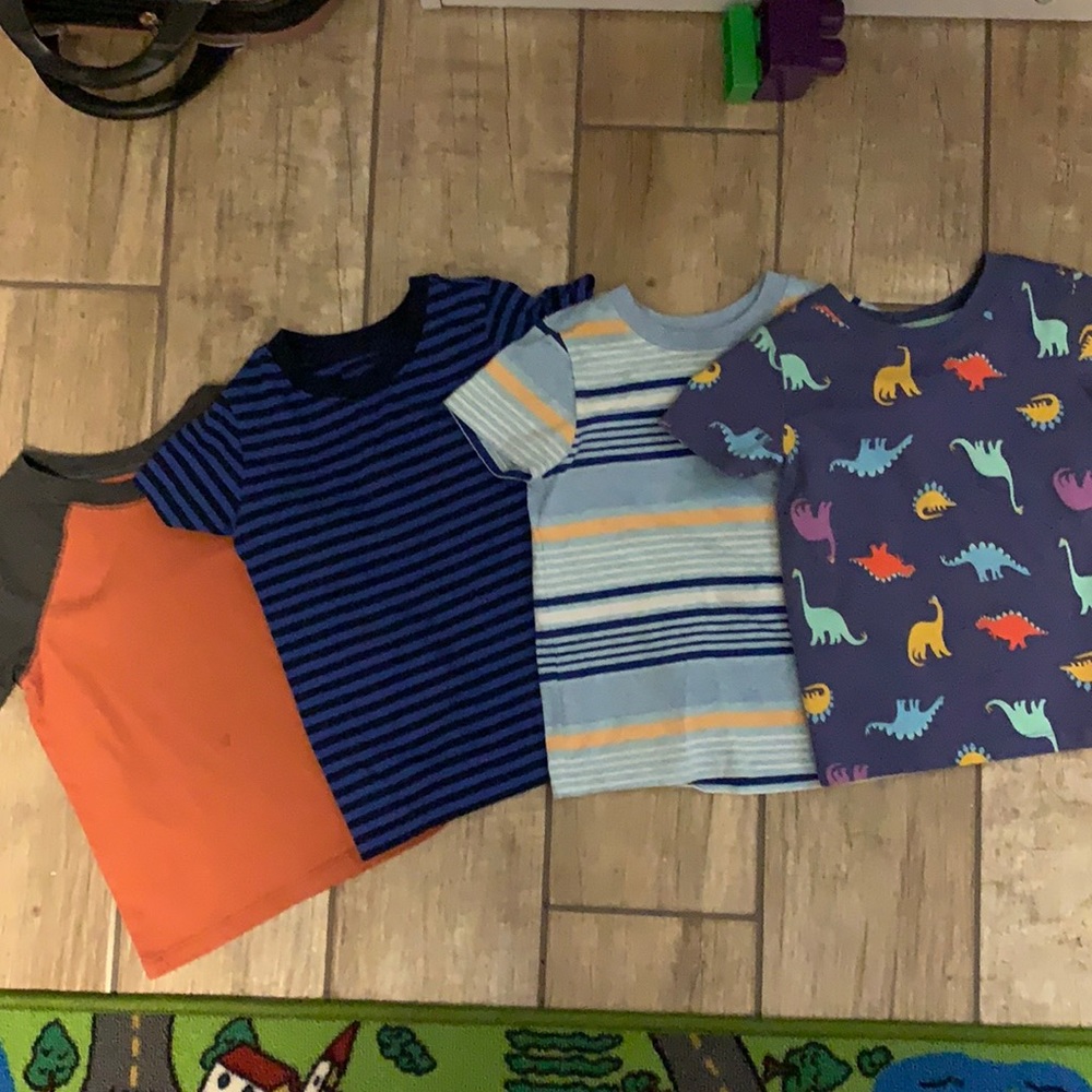4 cat & Jack boy shirts